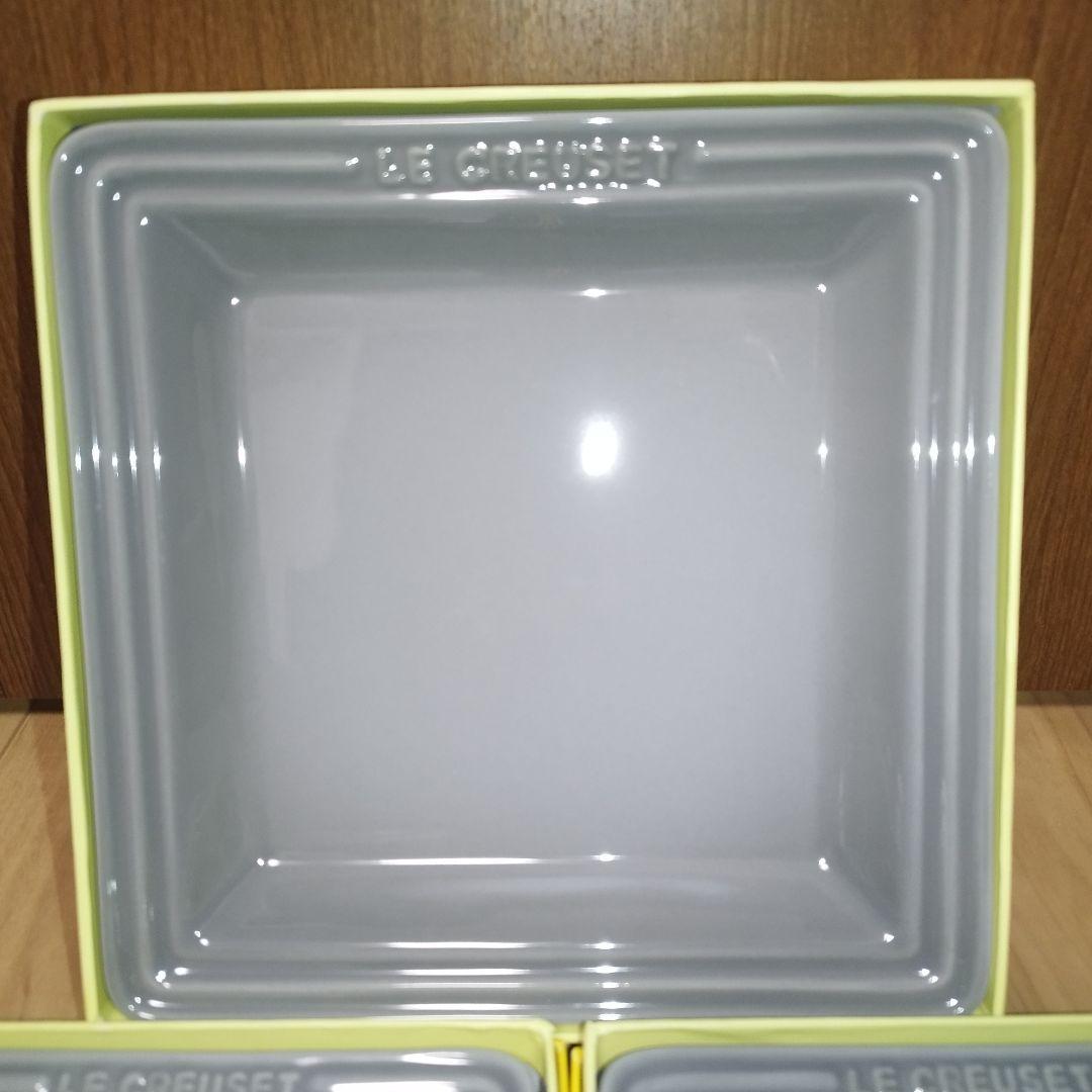 【未使用品】ル・グレーぜ　スクエアプレート 16cm×4枚　21cm×1枚