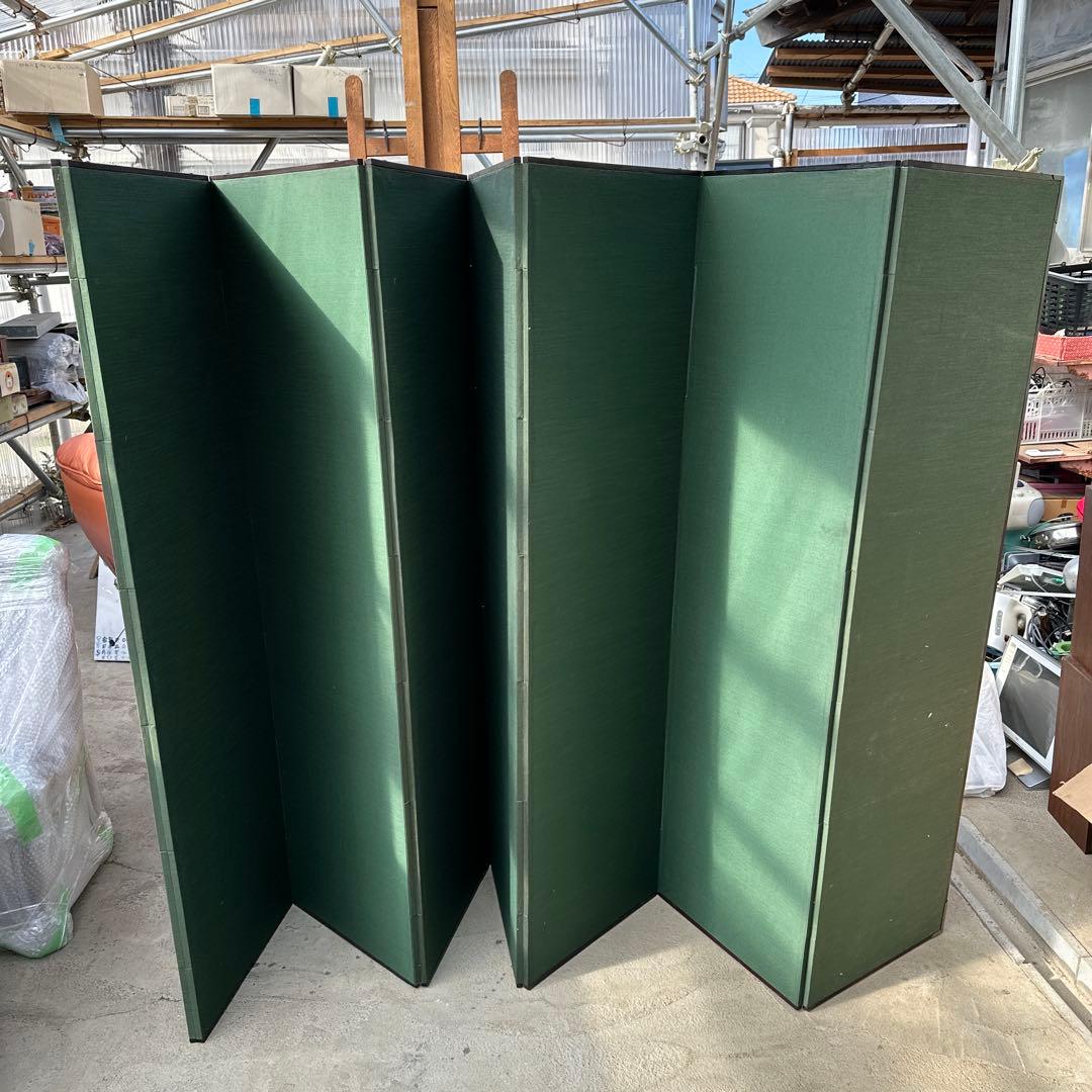 ら*ぱ様 韓国 刺繍の特大屏風 幅約3m 8連 衝立 パーテーション 伝統工芸