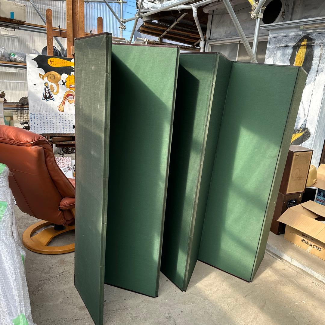 ら*ぱ様 韓国 刺繍の特大屏風 幅約3m 8連 衝立 パーテーション 伝統工芸