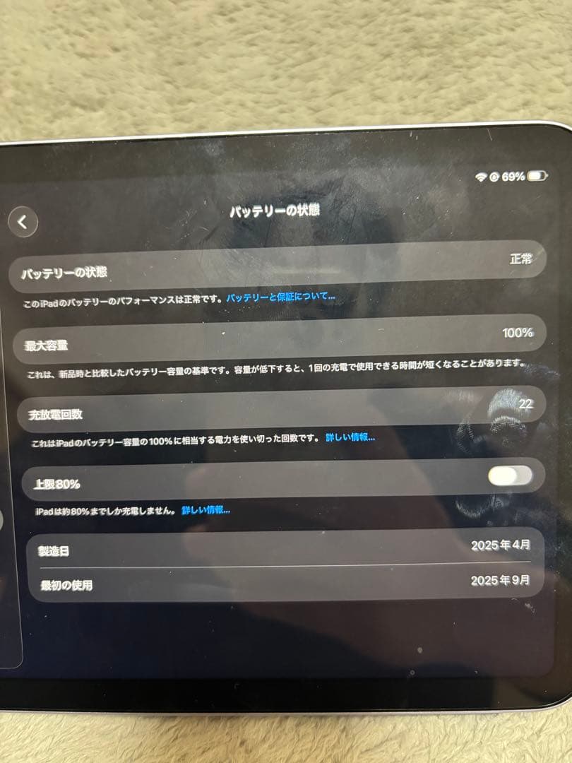 iPad mini (第7世代) A17Pro 128GB Wi-Fi