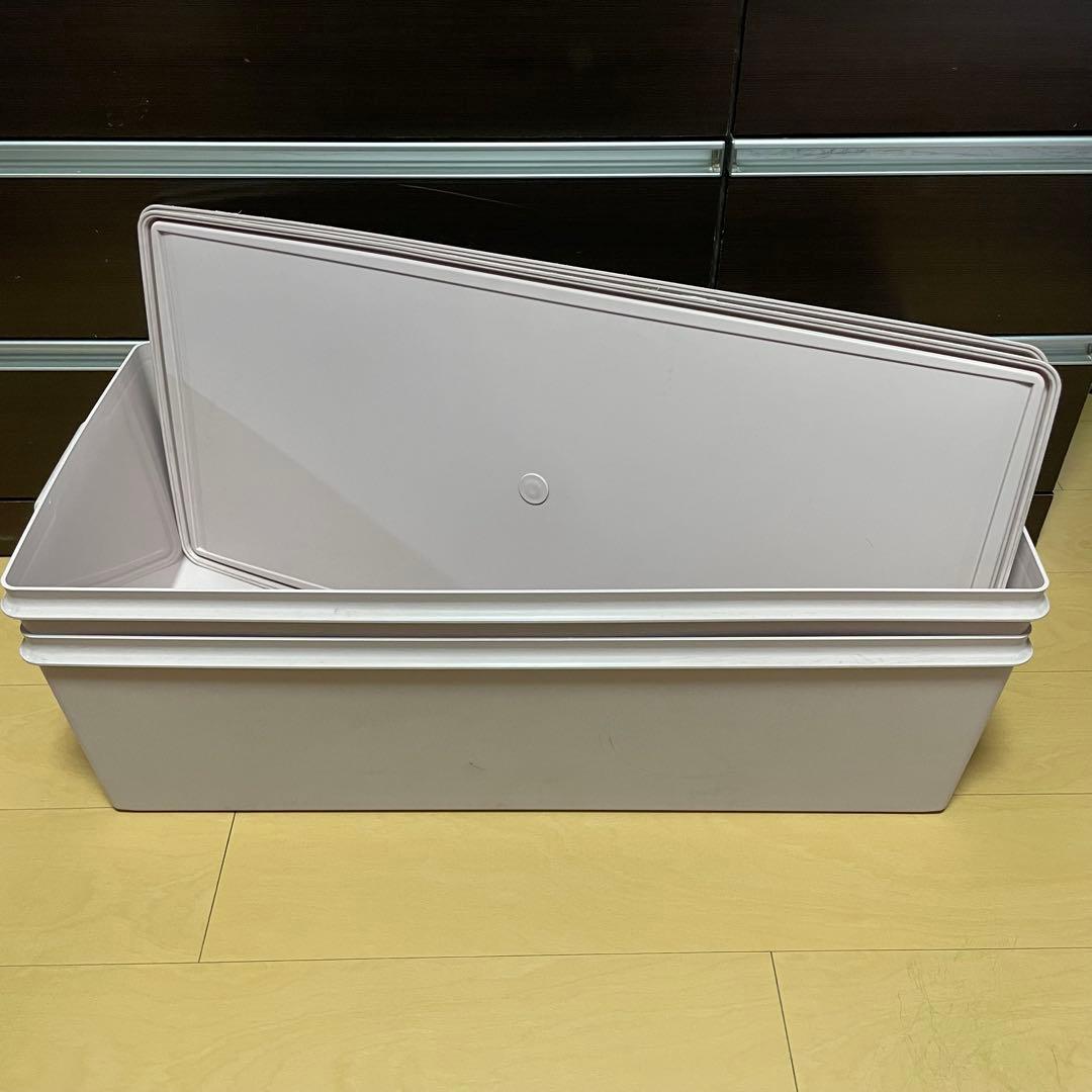 タッパーウェア　スーパーケース　ロングディープ 美品　2個セット