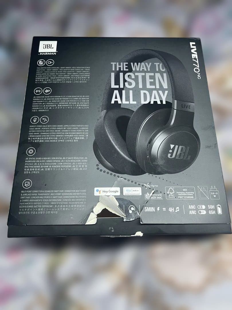 【箱に破れあり】JBL LIVE 770
