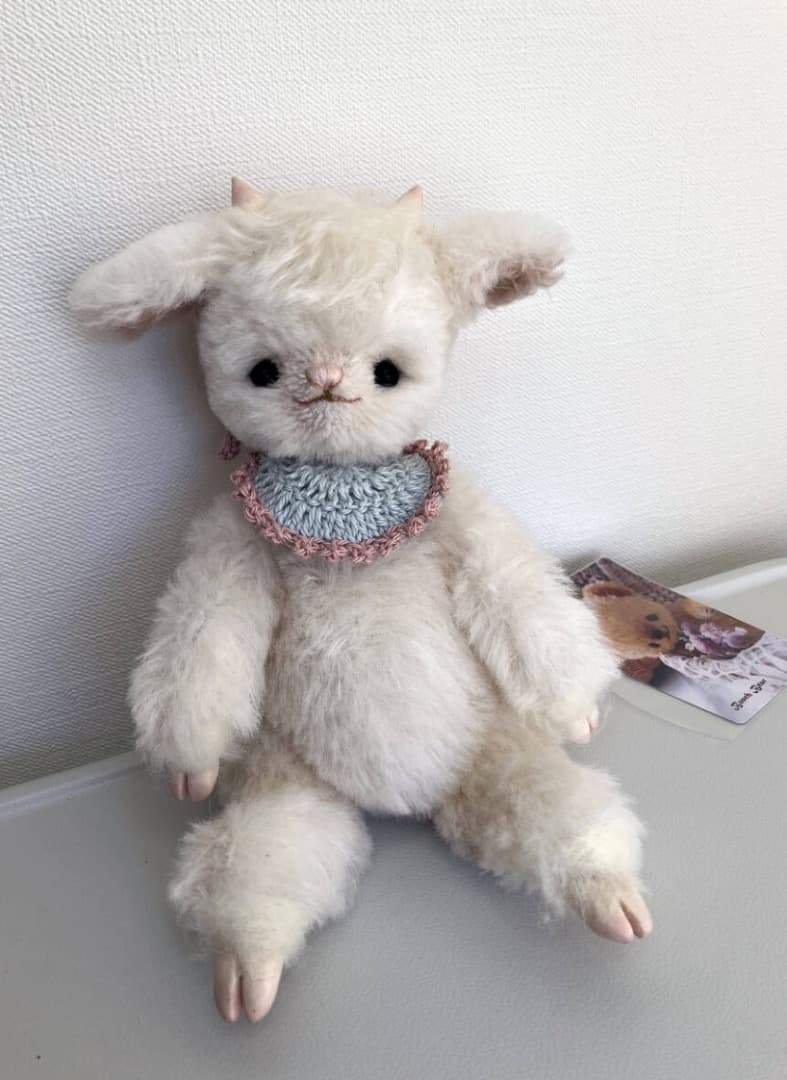 ヤギ　テディベア　ぬいぐるみ　国内作家　アーティスト
