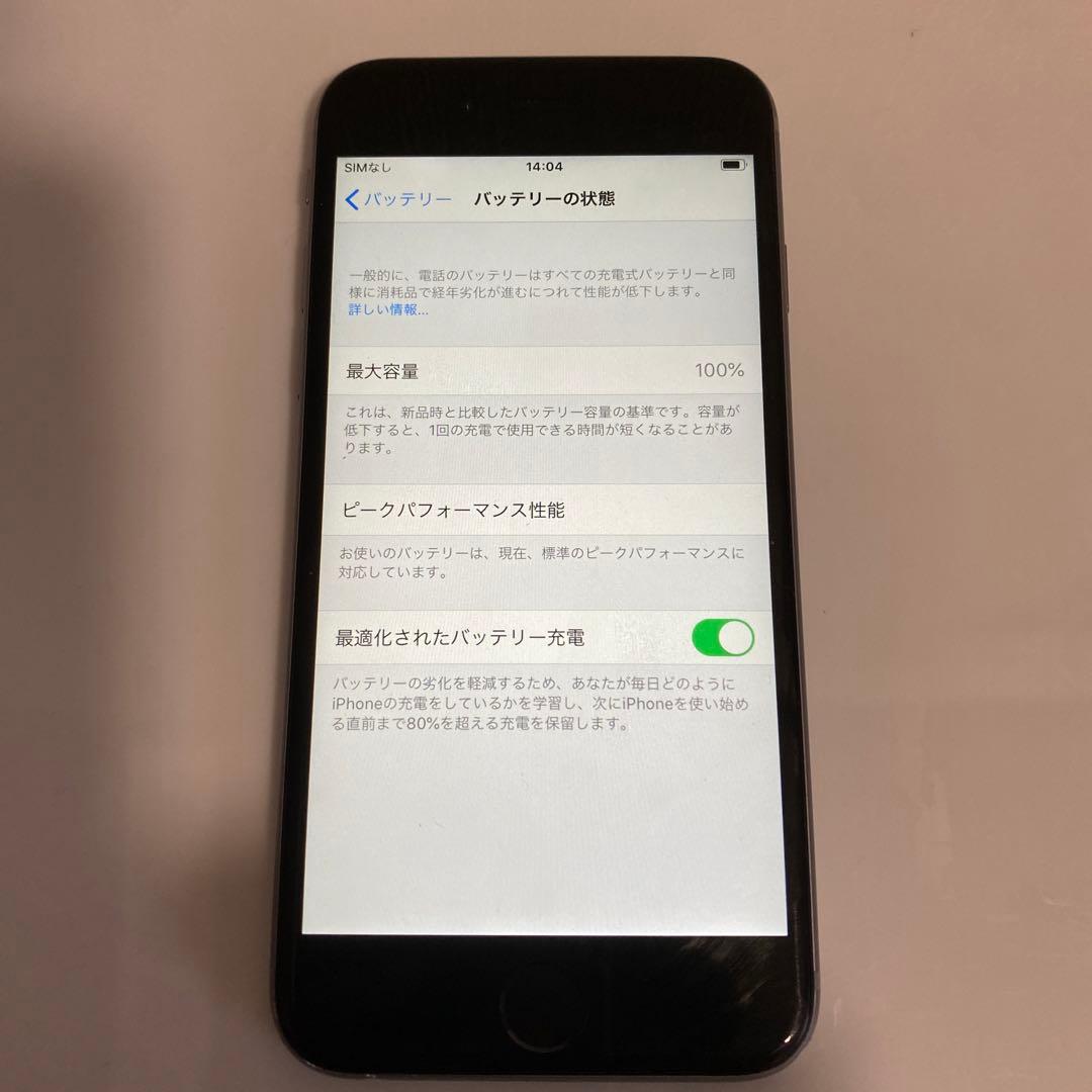 iPhone 6s 128GB black SIMフリー バッテリー100%