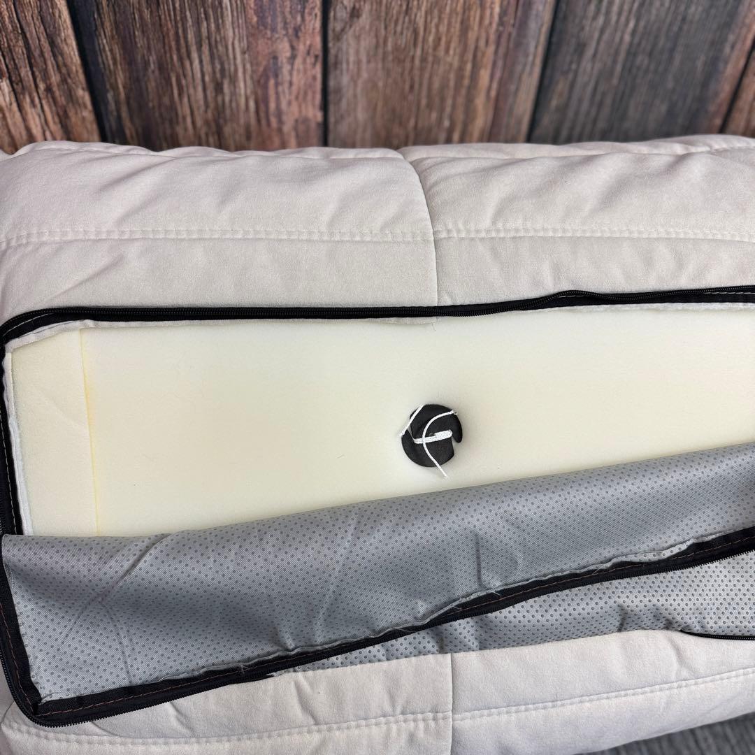 ①1人掛けソファ リーンロゼトーゴ風ソファ 座椅子 北欧 オットマン付き