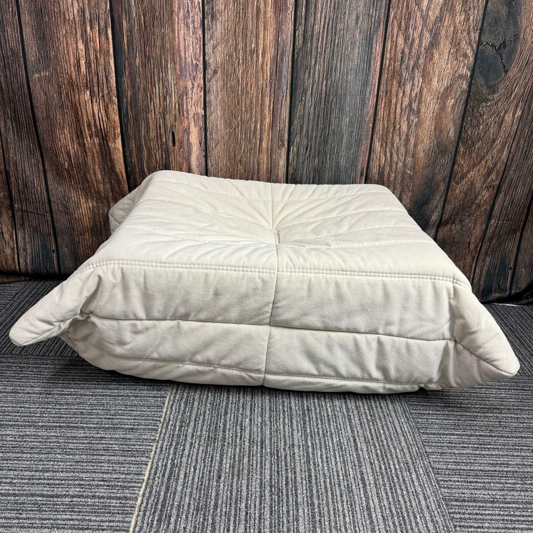 ①1人掛けソファ リーンロゼトーゴ風ソファ 座椅子 北欧 オットマン付き