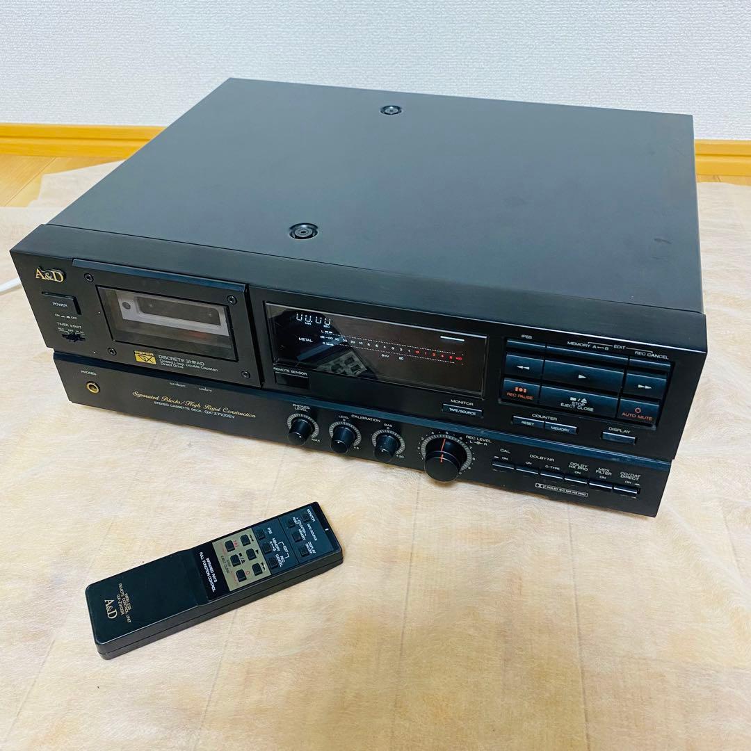 美品・希少品✨A&D ステレオカセットデッキ GX-Z7100EV 動作品