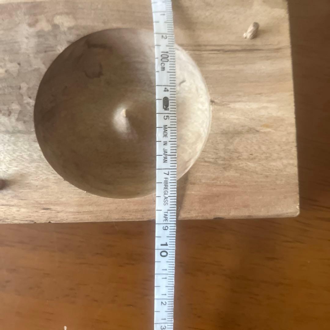 落雁の木型 バナナ、パイナップル、リンゴ　3種類 木製フルーツ型3セット