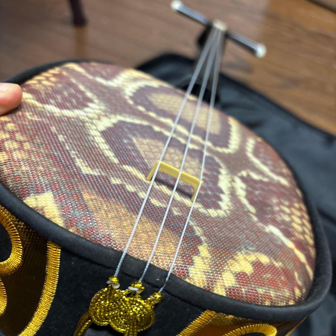 三線　沖縄三線　ケース付き　ジャンク渡し