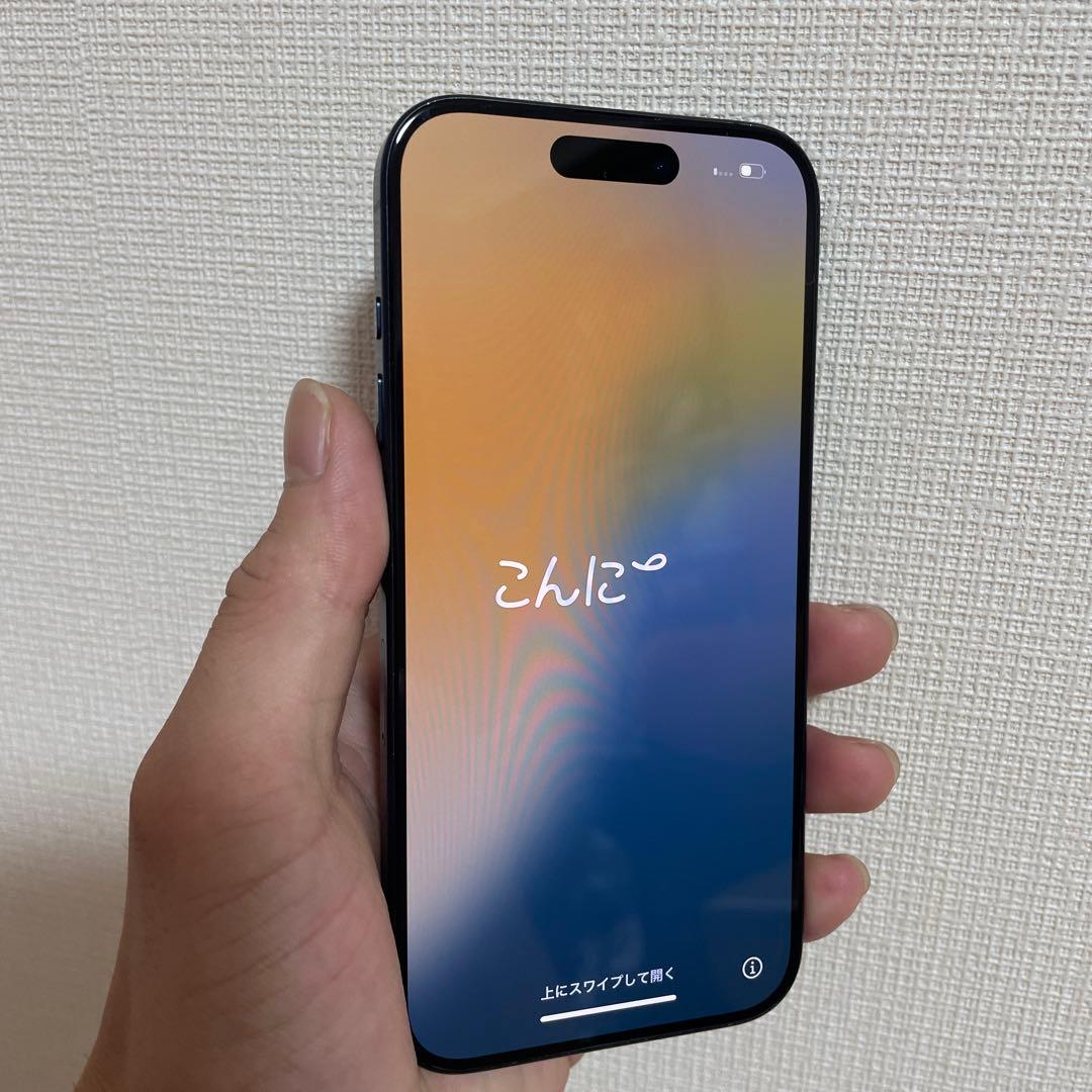 SIMフリー　iPhone 15 Proブルーチタニウム