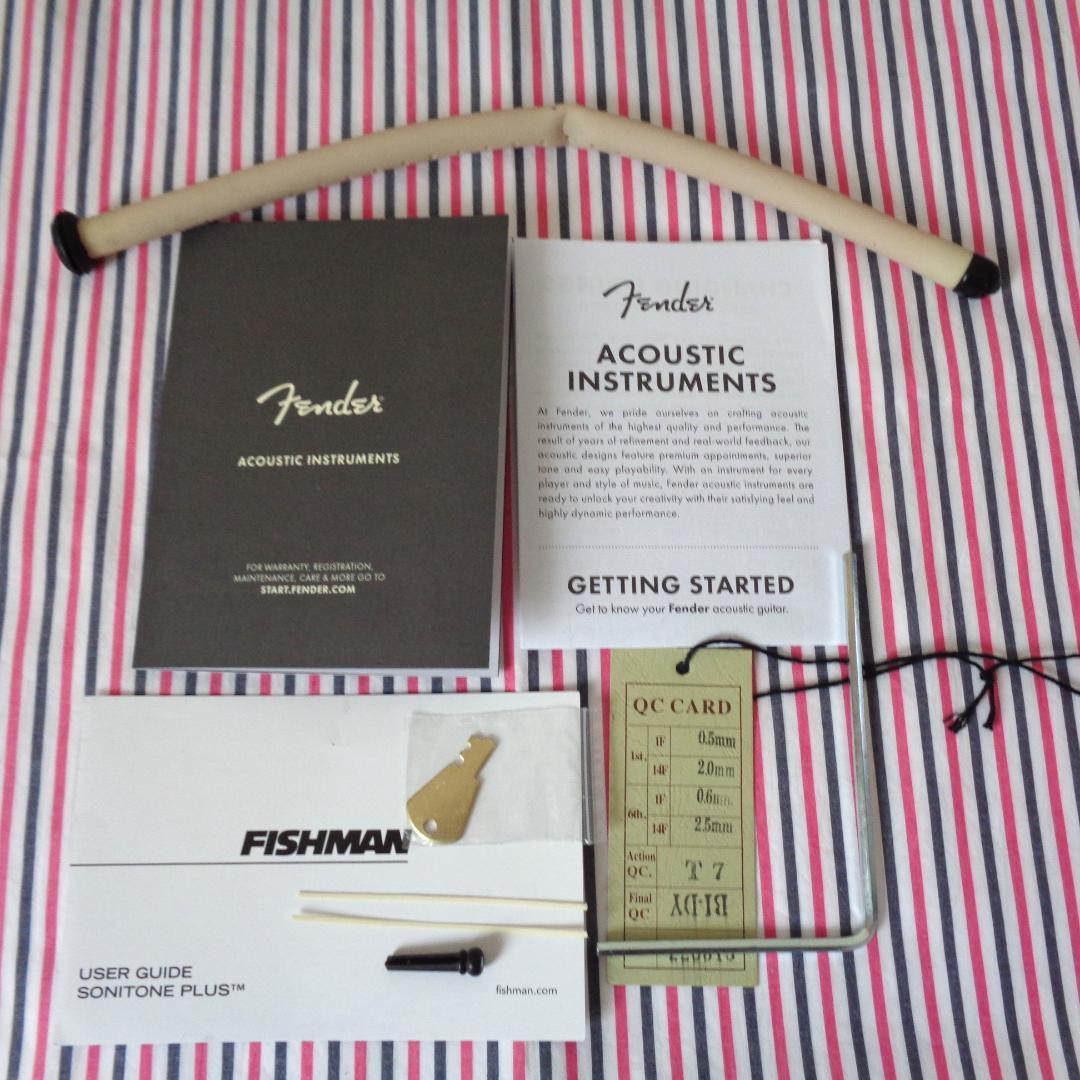 嘉彦　Fender PS-220E　オール単板　エレアコ　パーラー　超美品