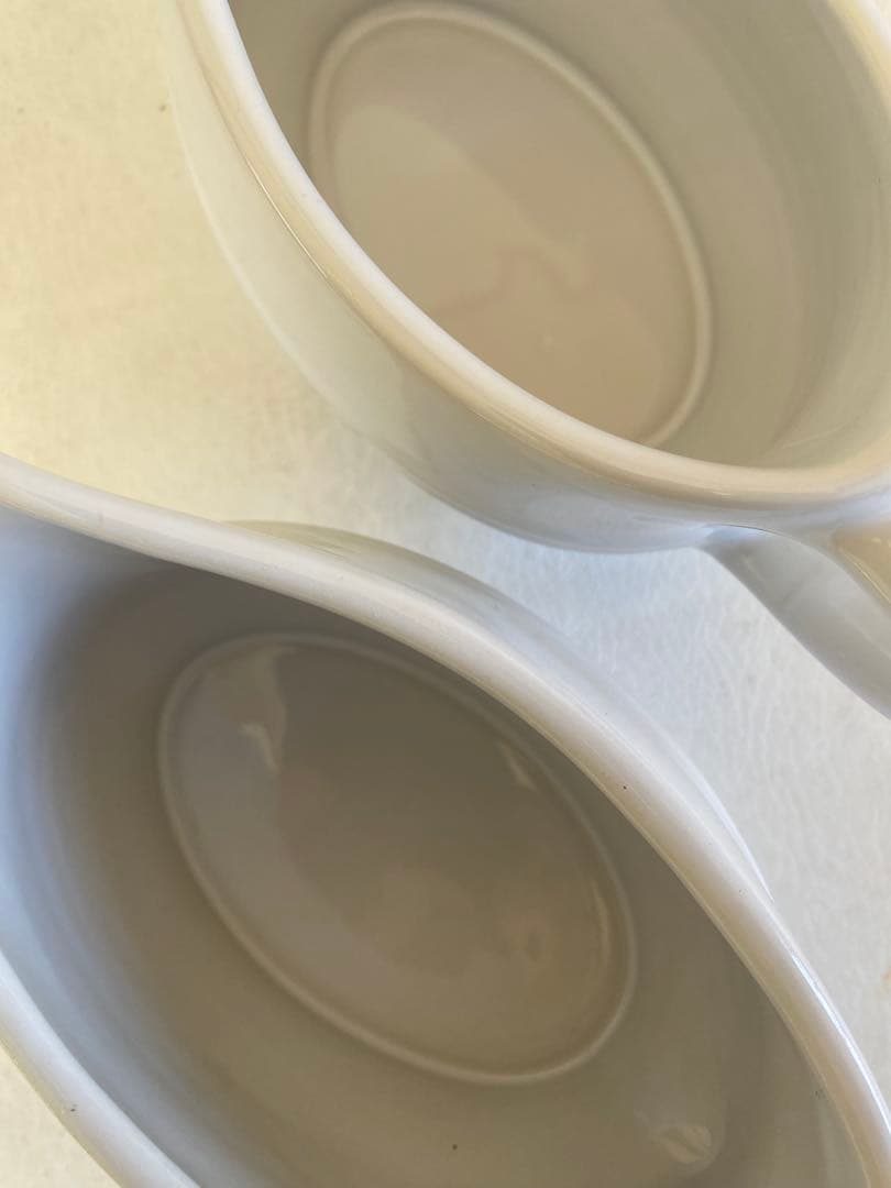 ルクルーゼ　グレービーボート　カレーソースポット　2個セット　ソースポット　白