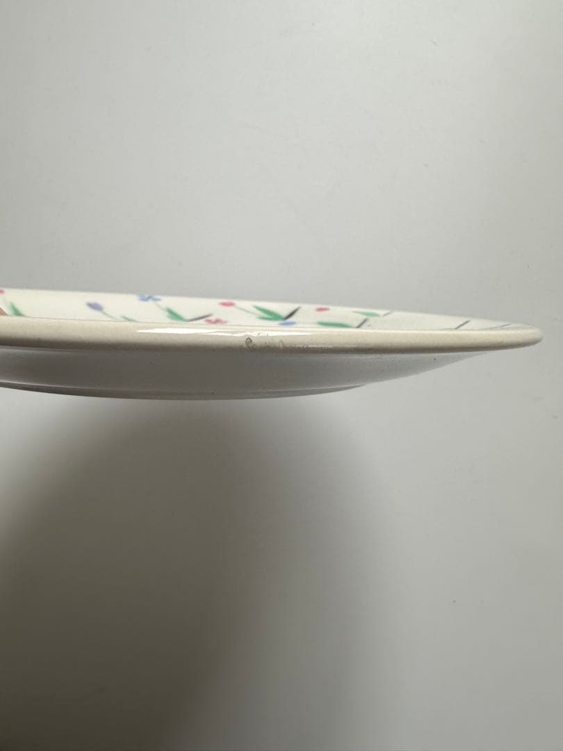 DIGOIN ディゴワンサルグミンヌ　チューリップの平皿　フランス　アンティーク