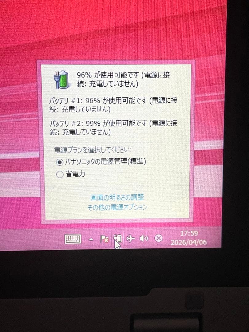 Windowsノート本体 Panasonic Let's note CF-AX2