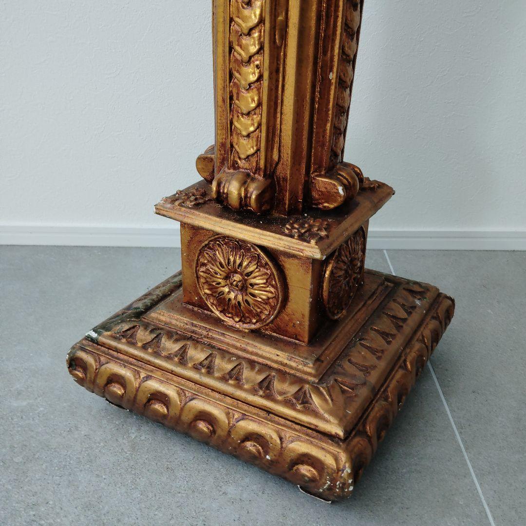 カリアティード プランタースタンド女像柱装飾台 花台 彫像台 アンティーク