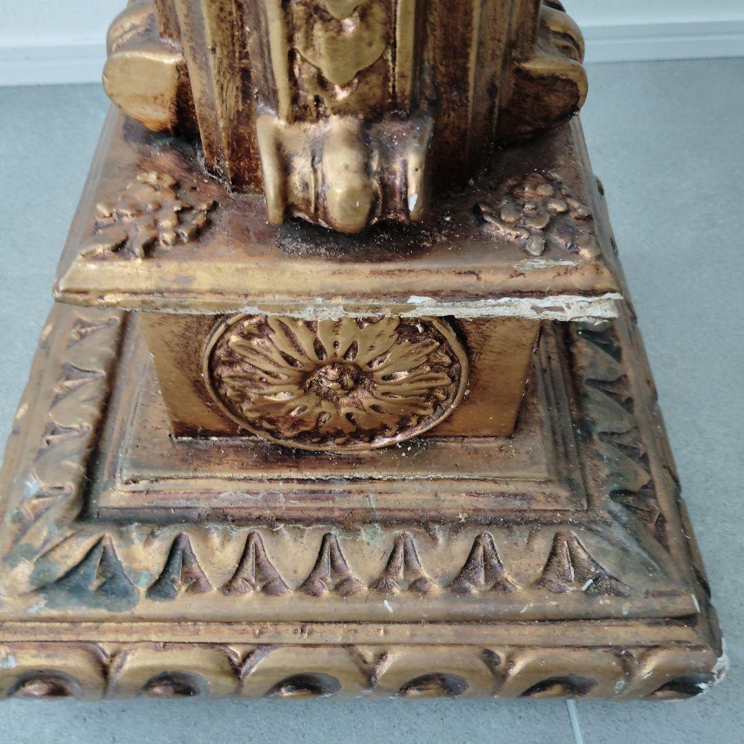 カリアティード プランタースタンド女像柱装飾台 花台 彫像台 アンティーク