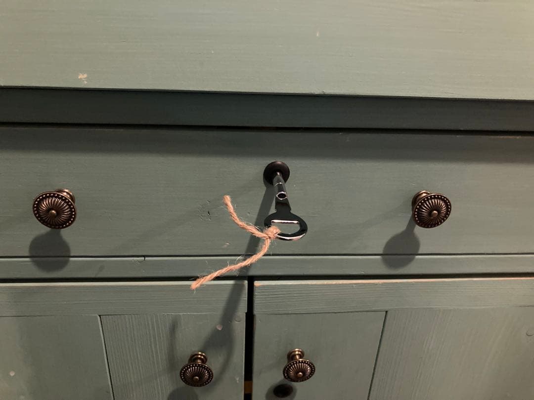 値段交渉可　ライティングビューロー　鍵付き　オーダーメイド