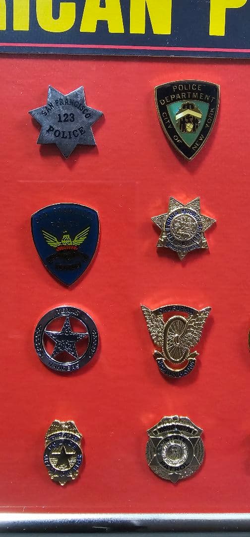 アメリカ警察 ピンバッジセット 24個