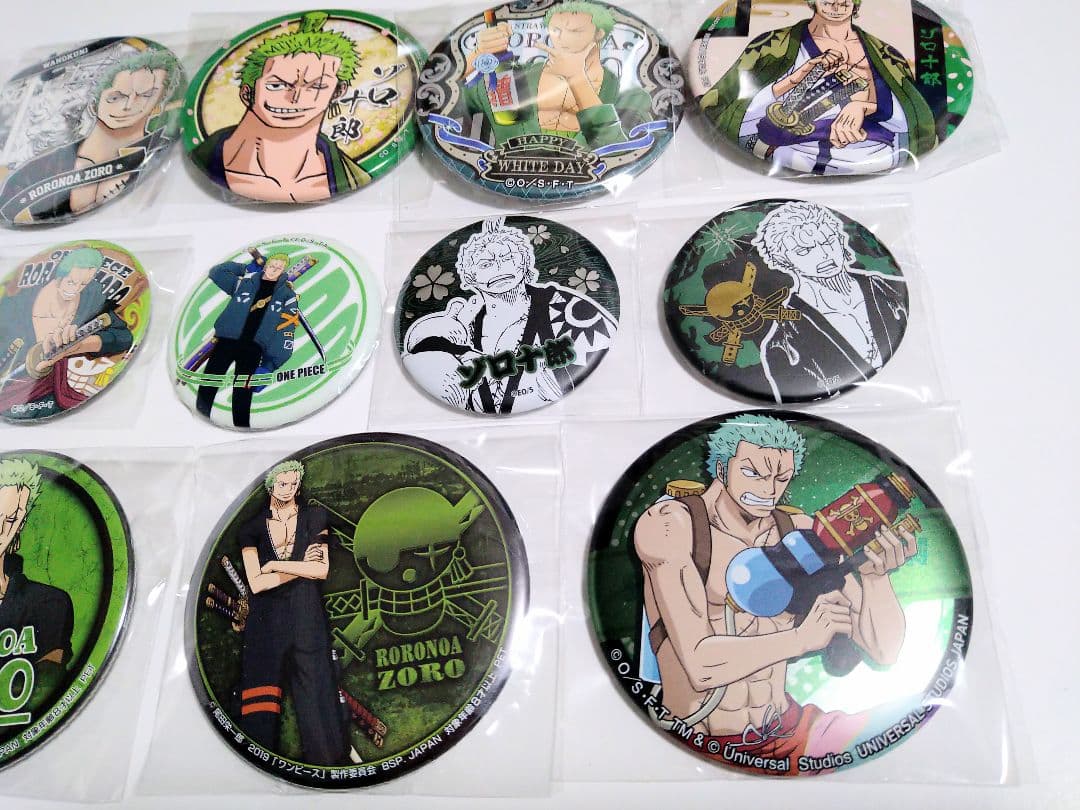 ONEPIECE・ゾロ☆缶バッジまとめ売り☆STAMPEDE・原作絵 他