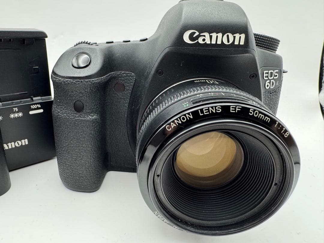 美品 Canon EOS 6D 一眼レフカメラ 単焦点 EF 50mm F1.8