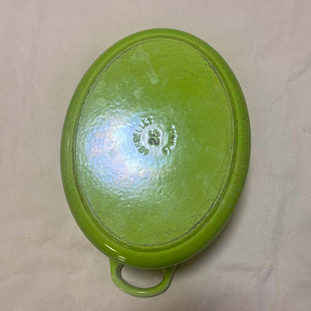 LE CREUSET オーバル25cm ル・クルーゼ鍋　両手鍋