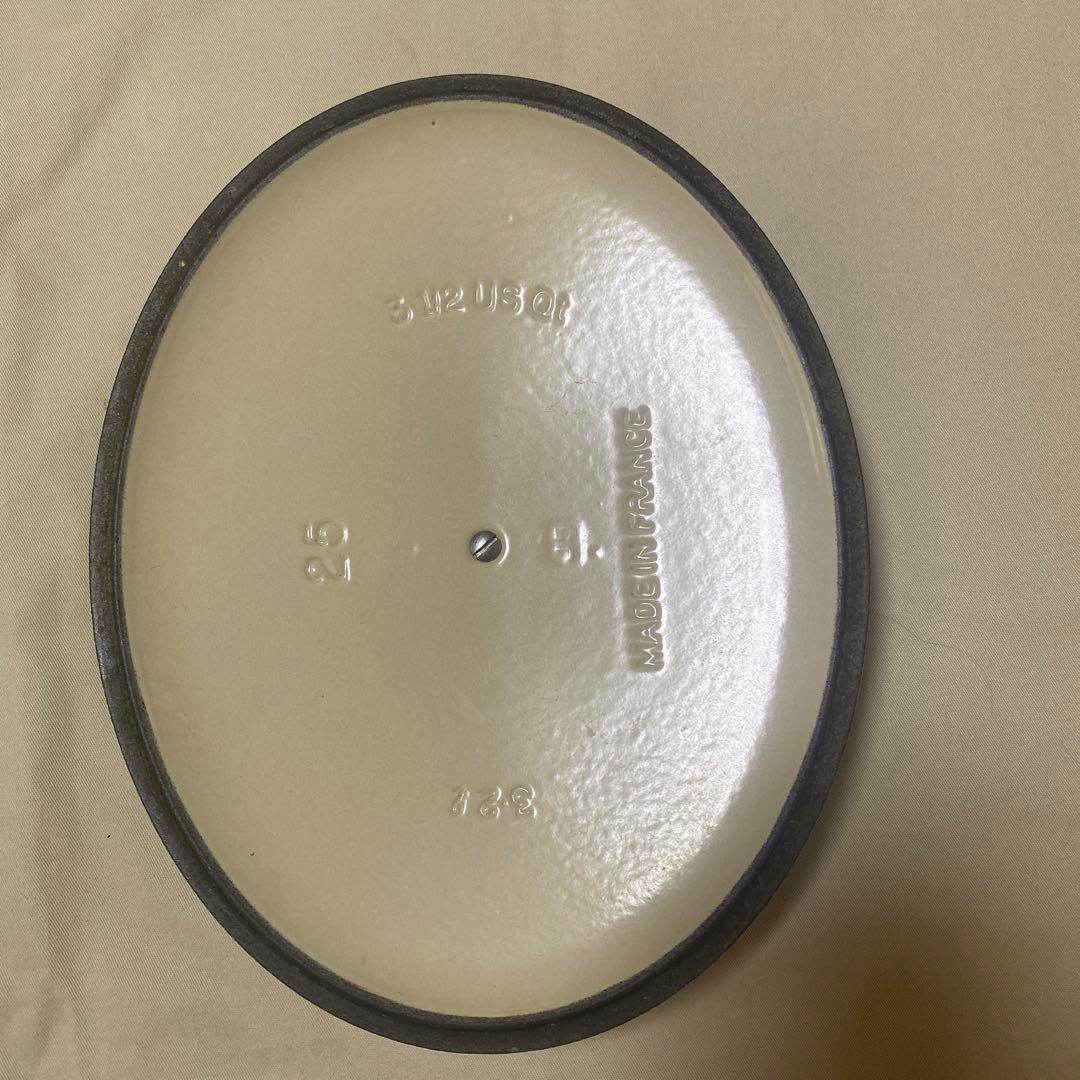 LE CREUSET オーバル25cm ル・クルーゼ鍋　両手鍋