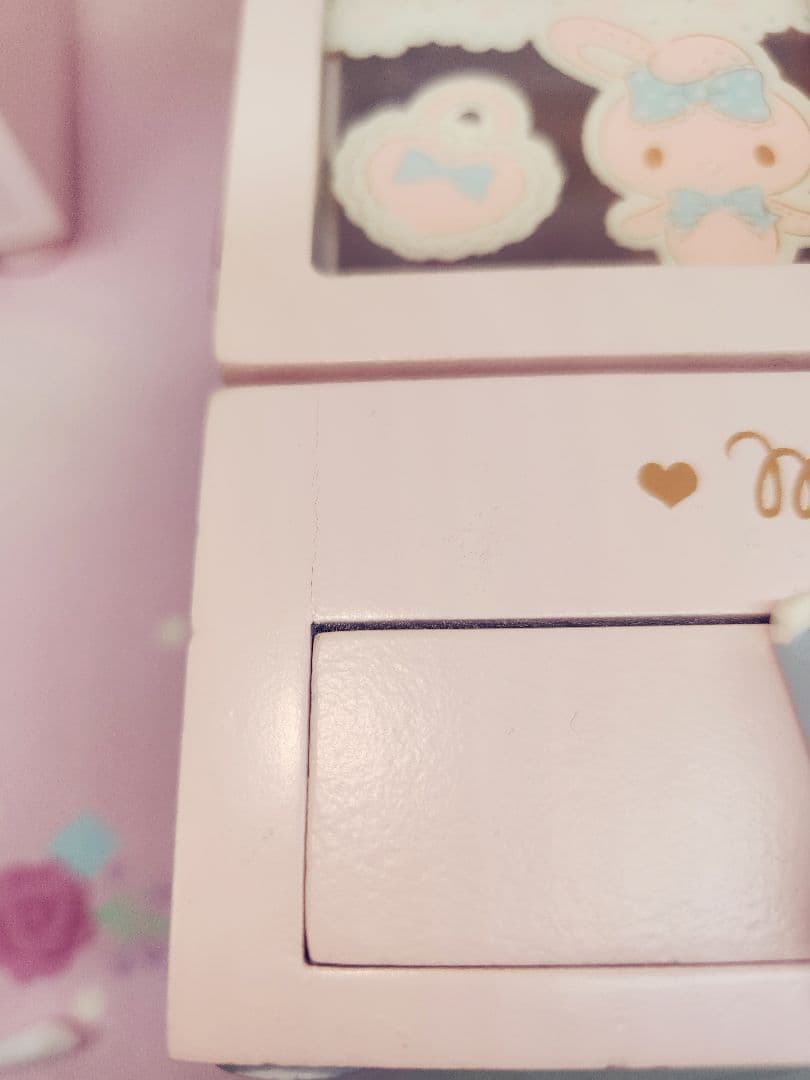 マイメロディ　アクセサリーケース　ミニチェスト　木製　Sanrio　マイメロ