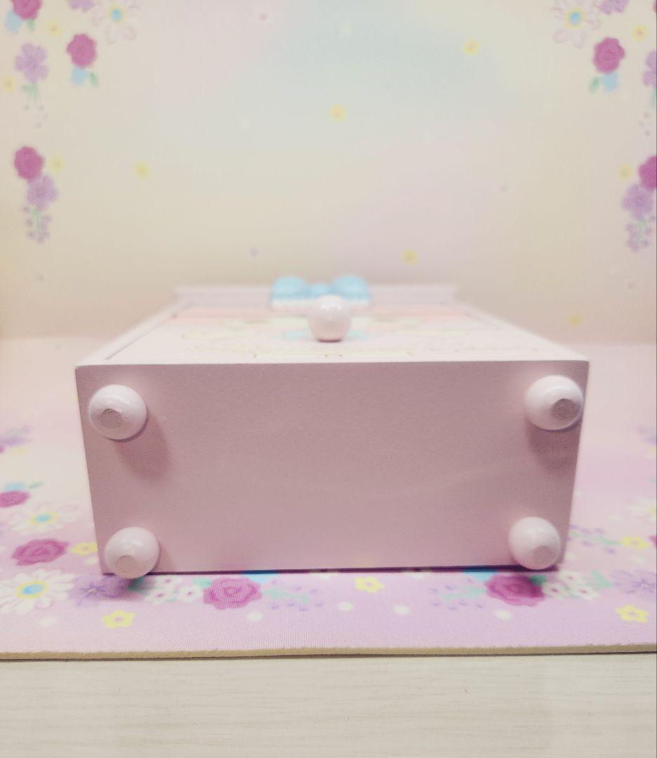 マイメロディ　アクセサリーケース　ミニチェスト　木製　Sanrio　マイメロ