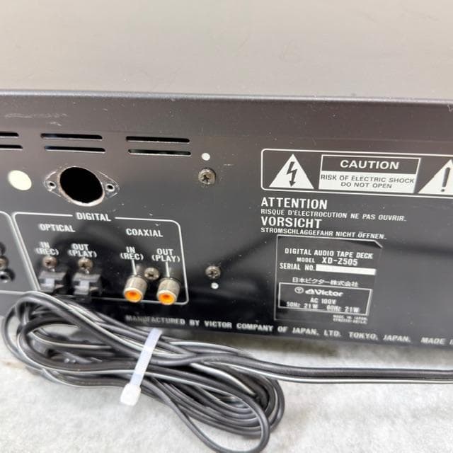 【希少】Victor ビクター DATデッキ XD-Z505 DATテープデッキ