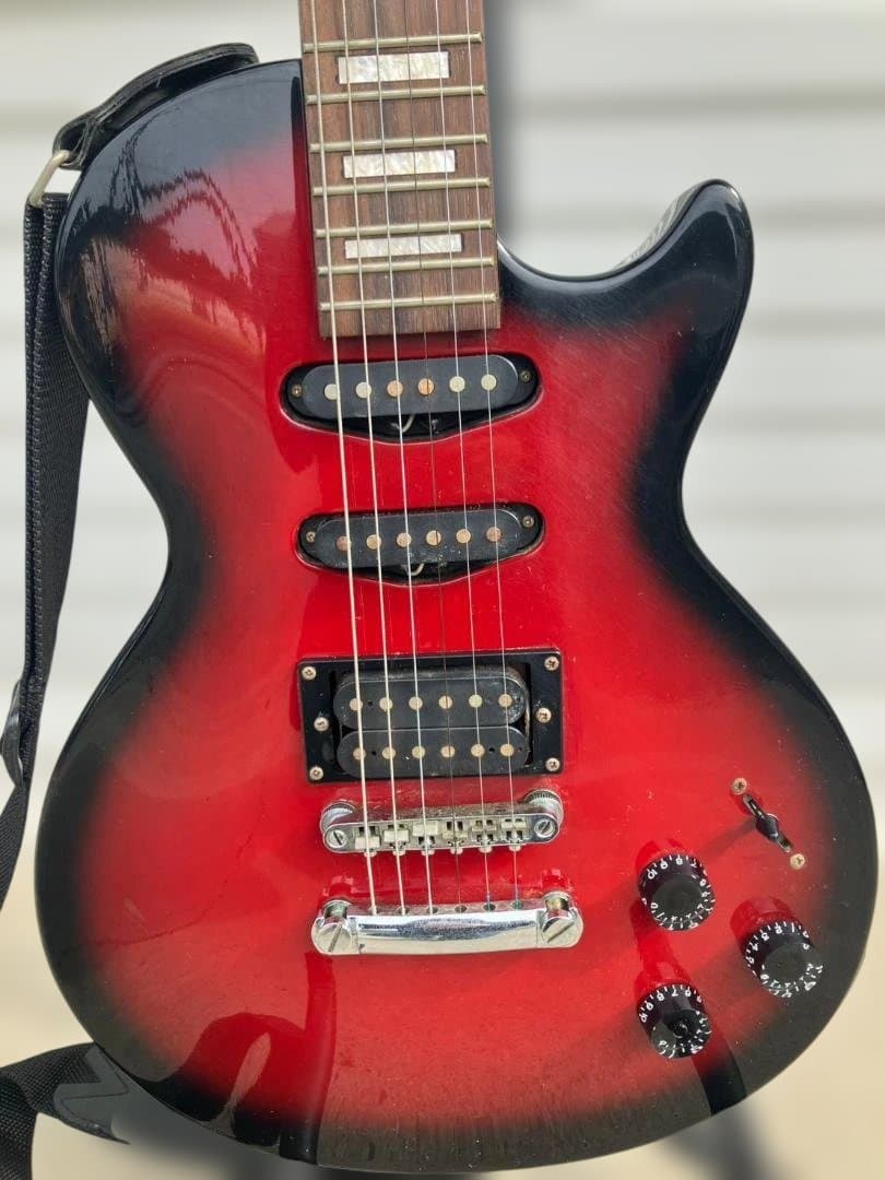 GrassRoots エレキギター レッド/ブラック　簡単動作確認済み