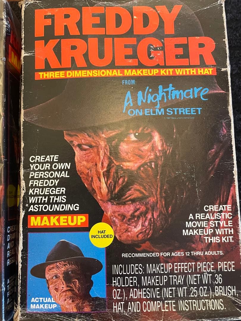 エルム街の悪夢Freddy Krueger MAKEUP ビンテージ　2個セット