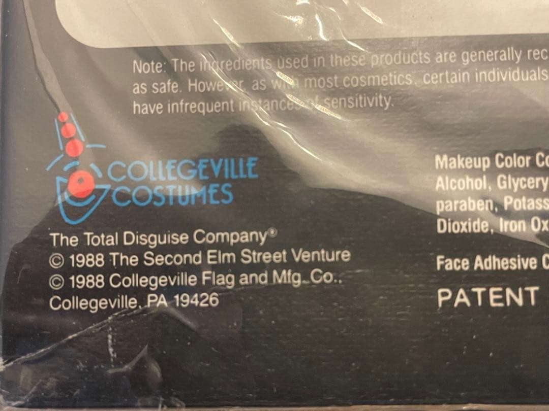 エルム街の悪夢Freddy Krueger MAKEUP ビンテージ　2個セット