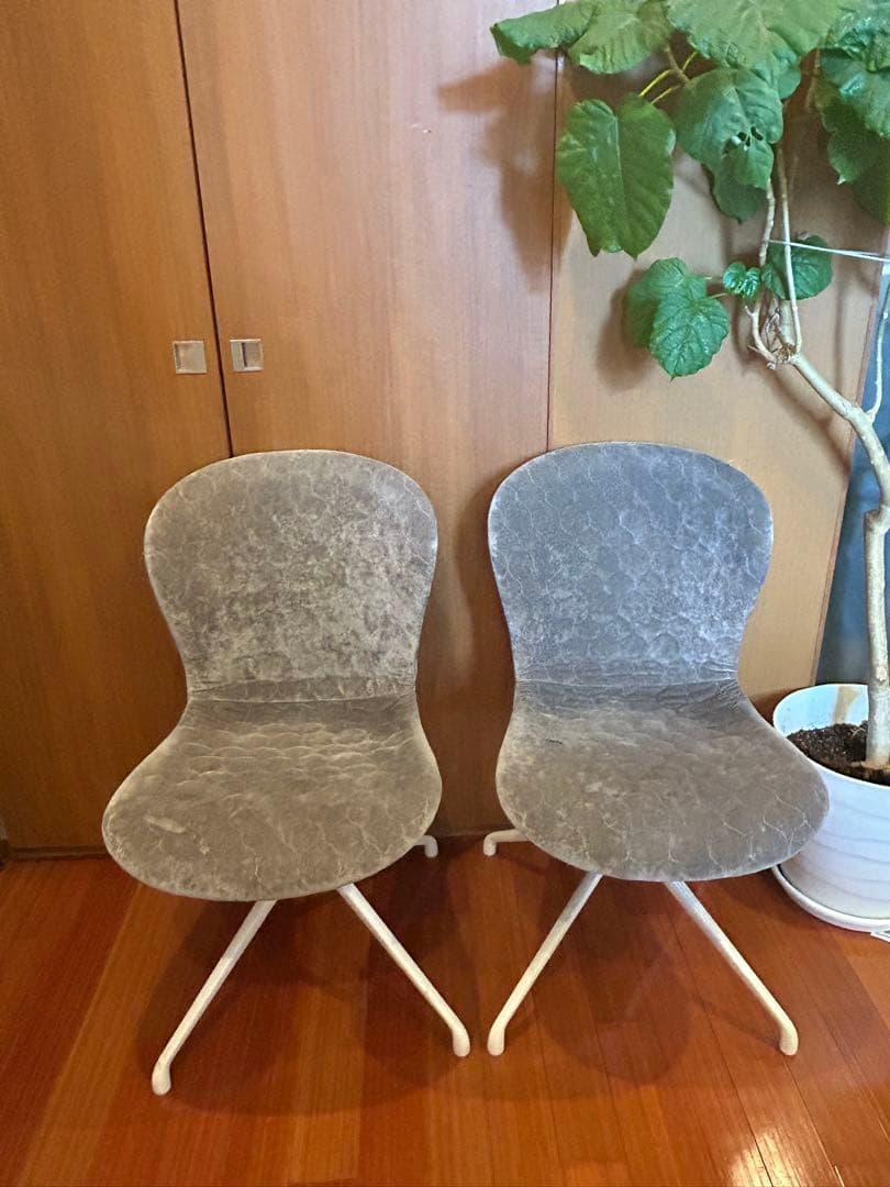 【値下げ中】Boconcept （Adelaideチェア） グレー 2脚セット