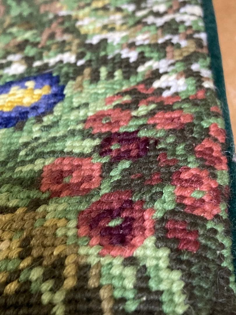 Needlepointシベリアンハスキー　クッションカバー