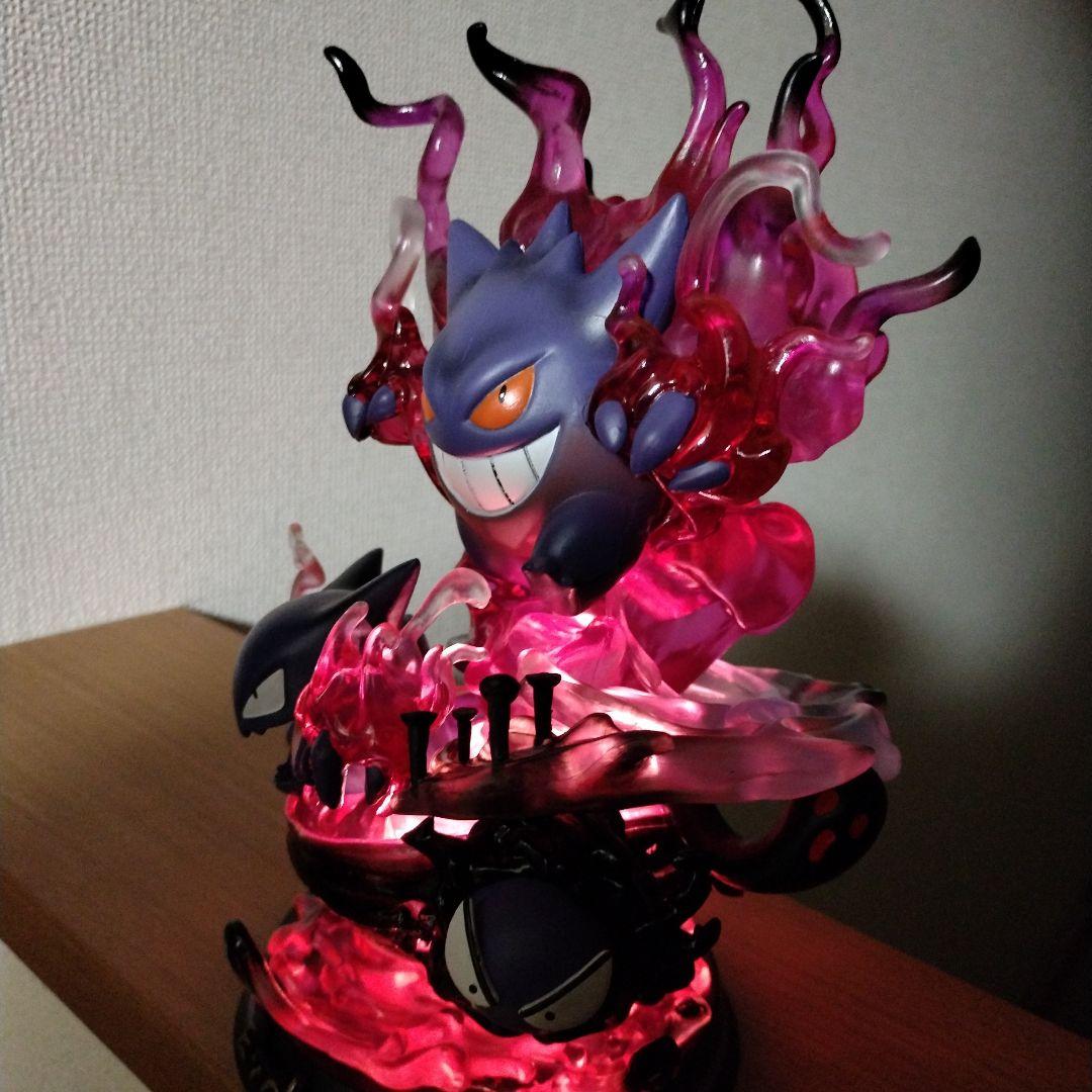 ゲンガー　ゴースト　進化系　フィギュア　ライト　スタチュー