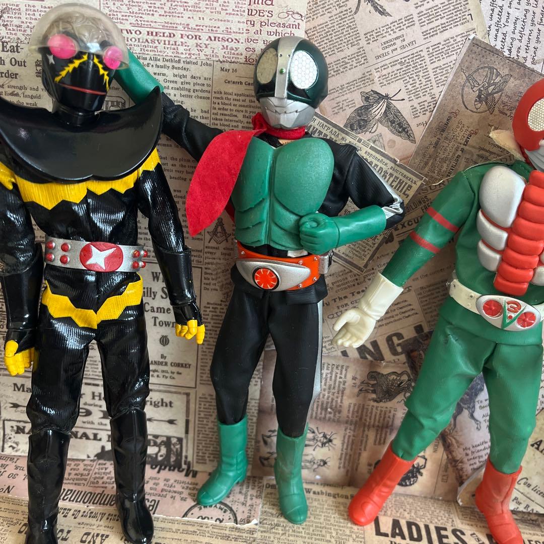 仮面ライダー 人造人間キカイダー　ハカイダー　変身忍者嵐　月の輪　フィギュア