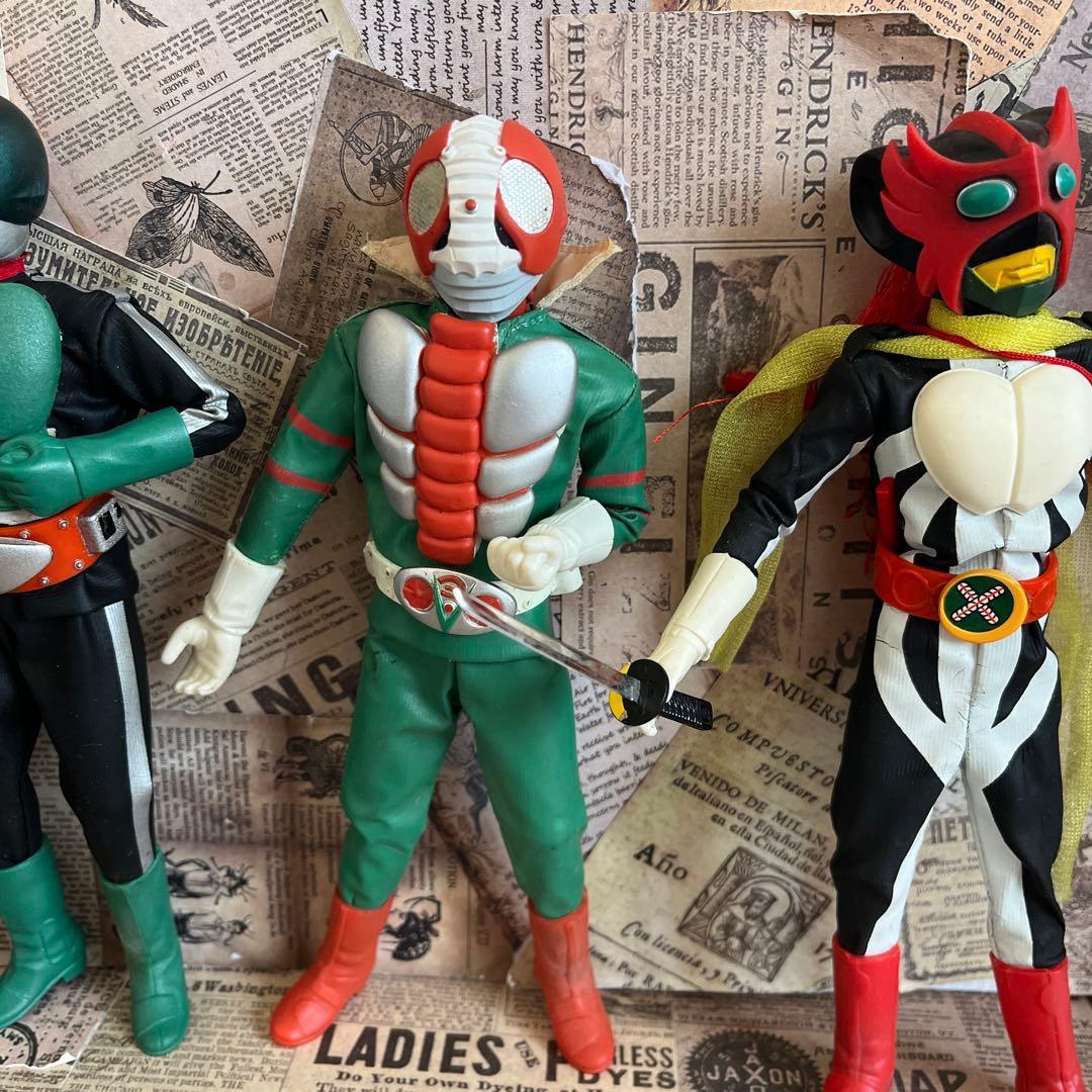 仮面ライダー 人造人間キカイダー　ハカイダー　変身忍者嵐　月の輪　フィギュア