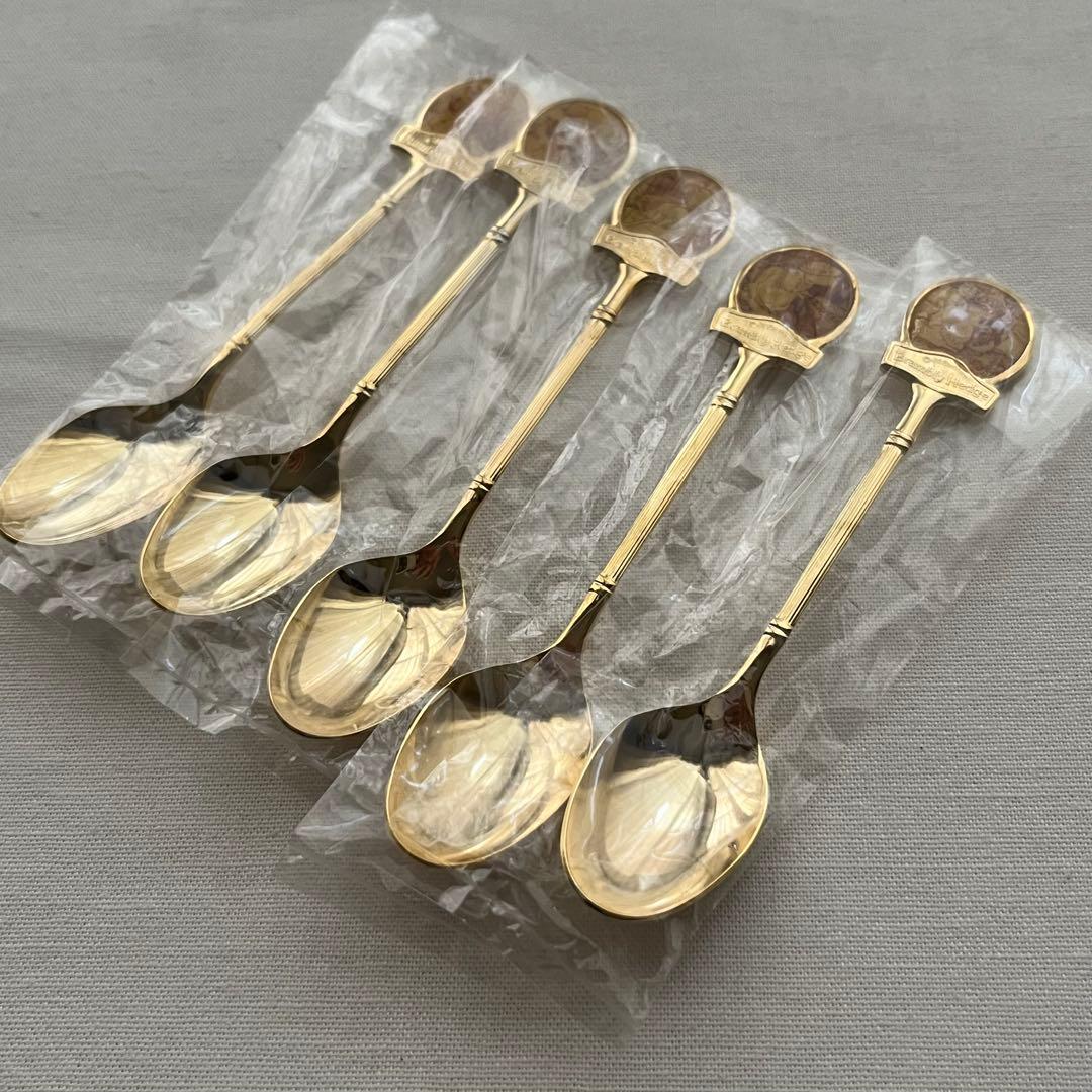 ブランベリーヘッジ Brambly Hedge 金色 フォーク スプーン