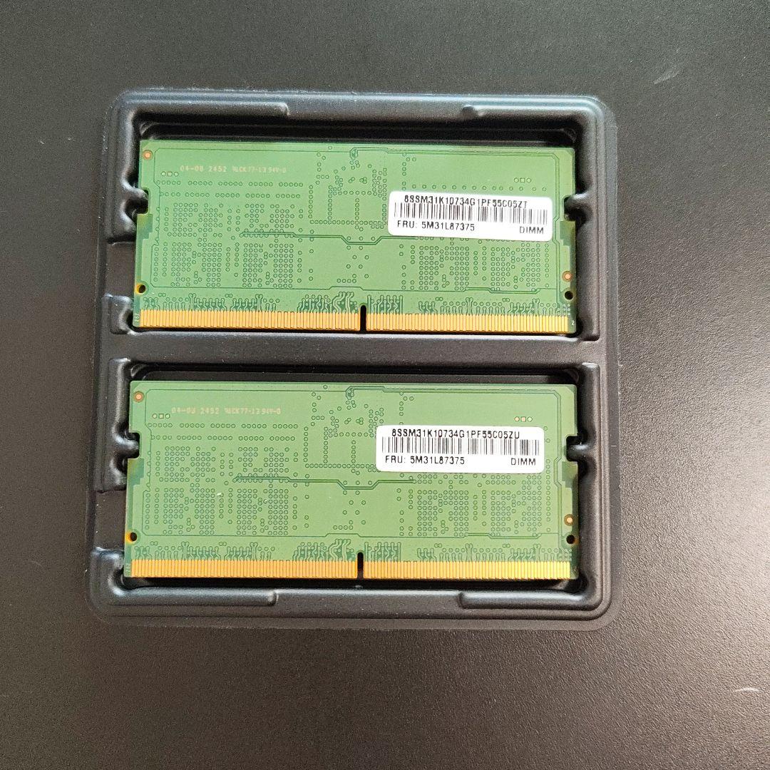 メモリー Samsung 16GB (8GBx2) DDR5-5600 SODIMM