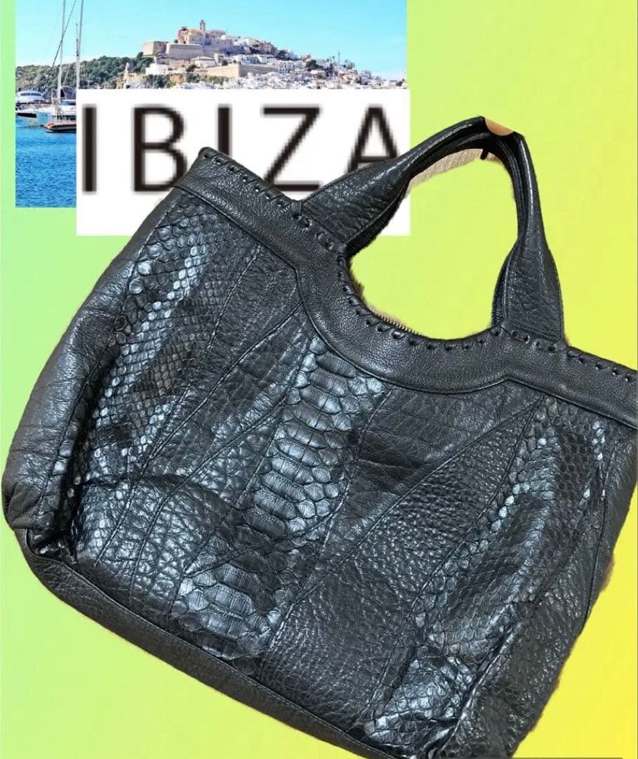 IBIZA イビサ　日本製　パイソンとバッファローのパッチ　懐かしい　一点物