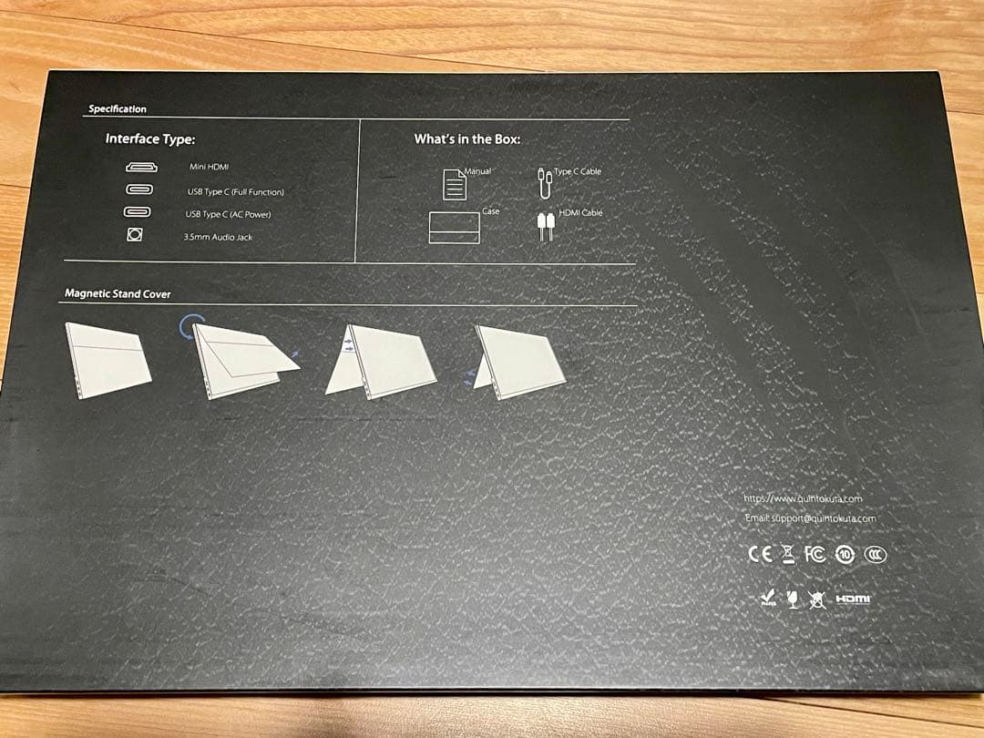 Quintokuta IPS Ultra Slim ポータブルディスプレイ