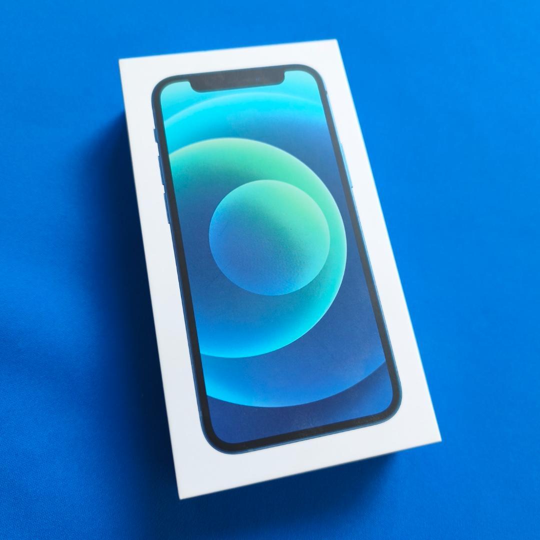 iPhone 12 mini 64GB ブルー 本体 美品 バッテリー74%