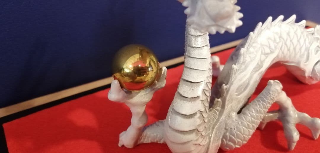 セール！白の龍　開運龍　置物　白の開運龍