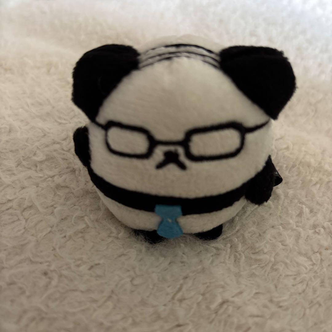 おじぱん　おじパン　おじさんなパンダ　ミニぬいぐるみ　平成レトロ