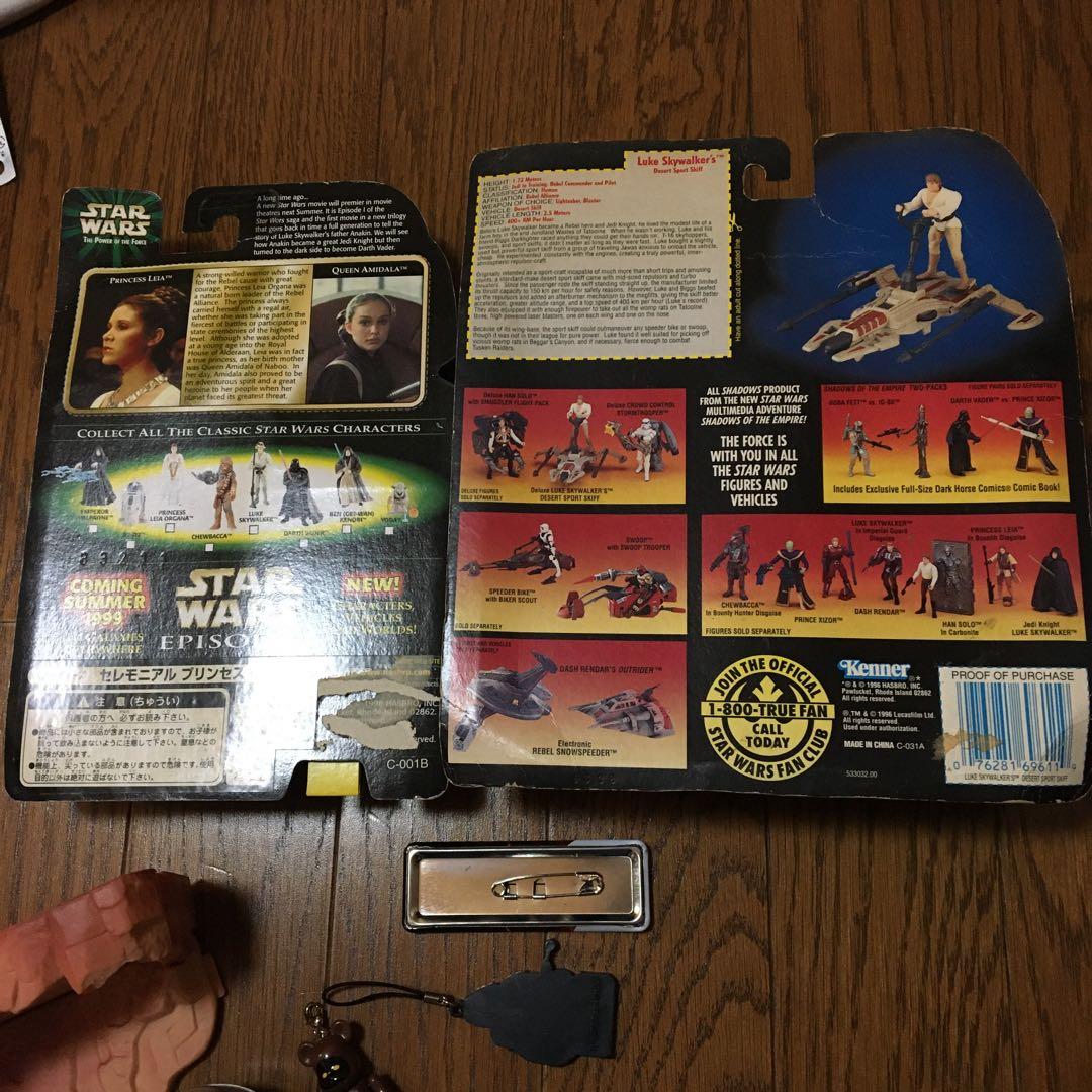 送料込み　star wars フィギュア　ラバスト　バッジ　キーホルダー　セット