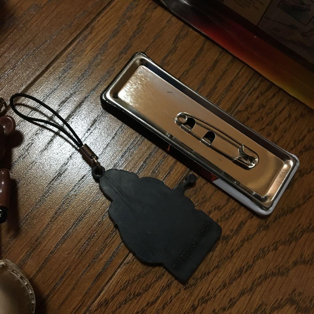 送料込み　star wars フィギュア　ラバスト　バッジ　キーホルダー　セット