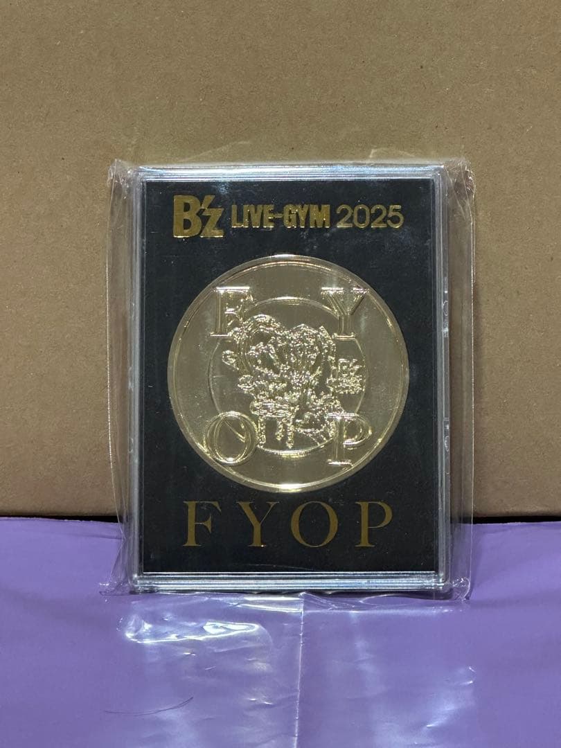 B'z LIVE-GYM 2025 FYOPプレミアム席用グッズプレミアムメダル