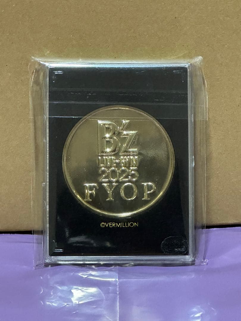 B'z LIVE-GYM 2025 FYOPプレミアム席用グッズプレミアムメダル