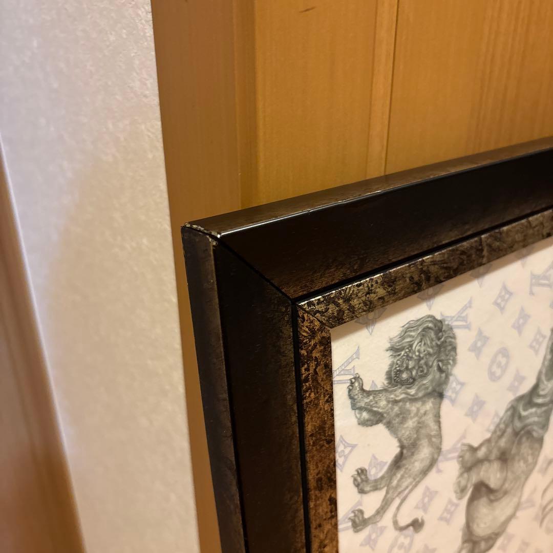 モノグラム 大型 アートパネル サファリ 動物 109センチ savane