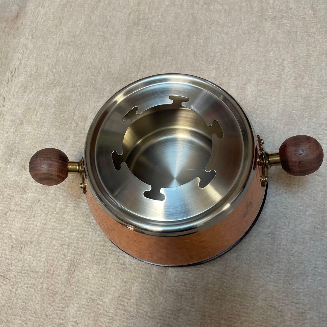 COPPER 100  WARE チーズフォンデュ鍋セット